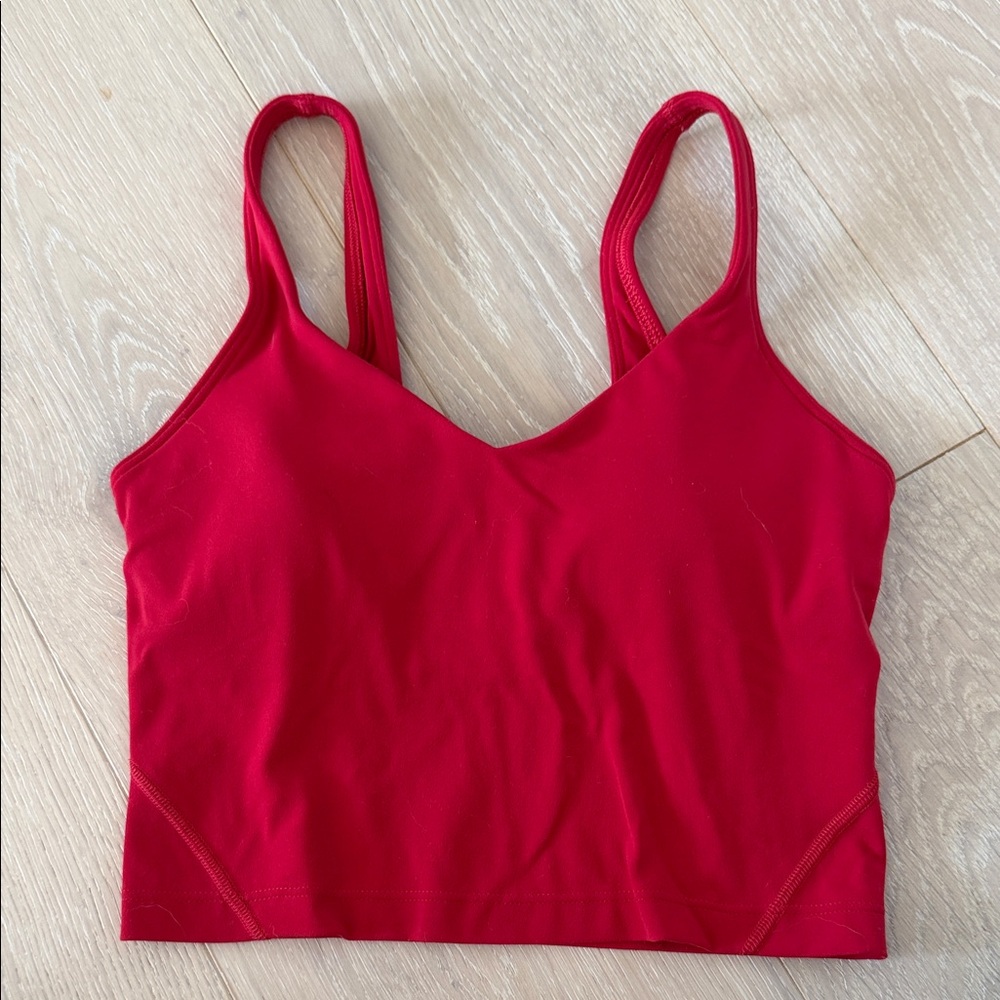 Lululemon red align tank